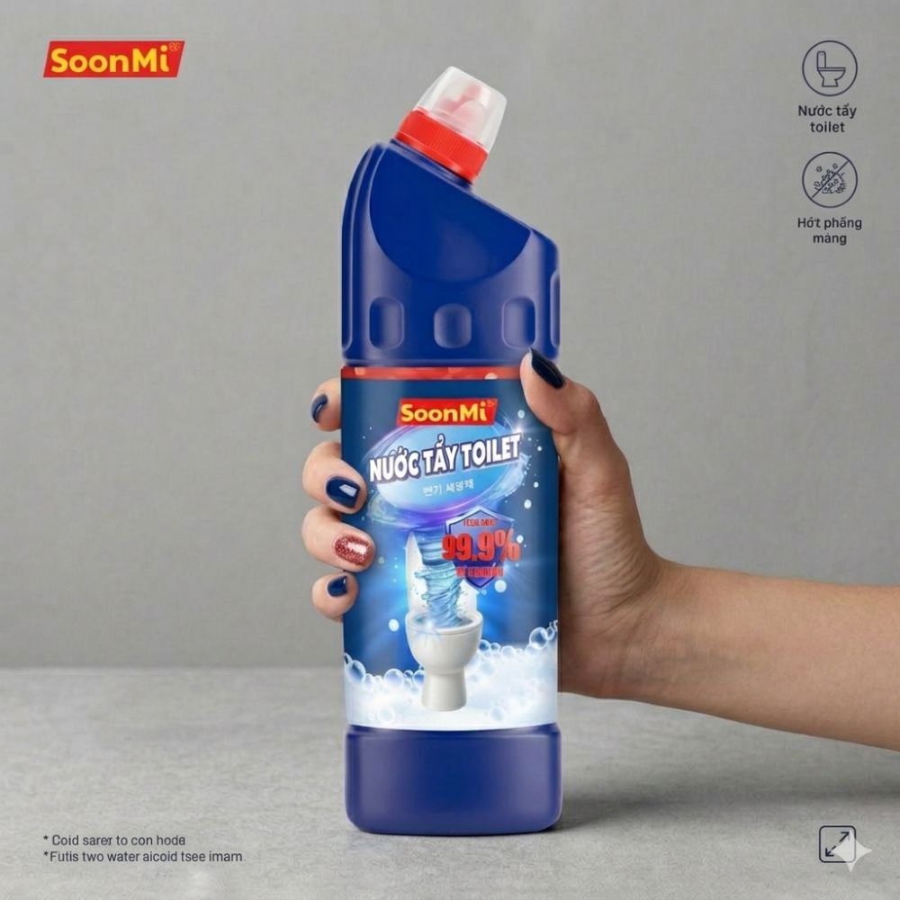 1 Thùng 9 Chai Nước Tẩy Toilet SoonMi 880ml_thumbnail_9