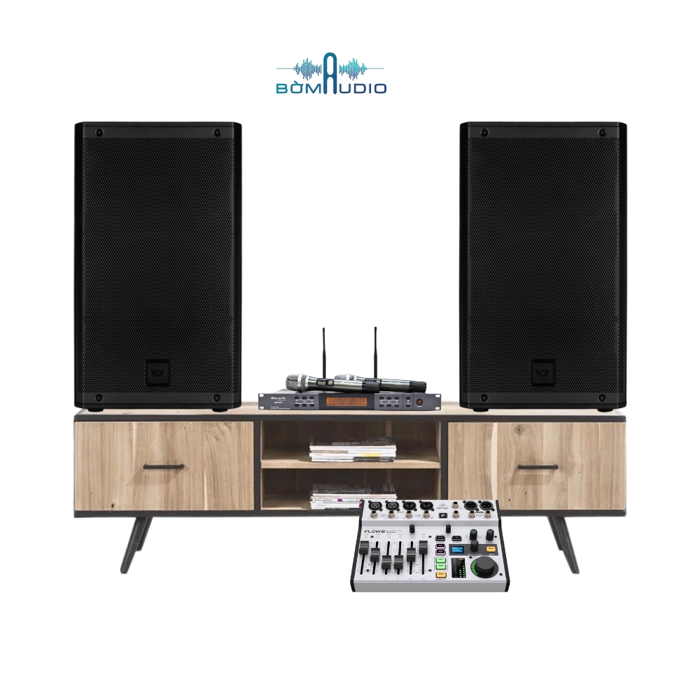 Combo Mixer BEHRINGER FLOW 8 + Micro DBACOUSTIC DB450II + Loa RCF ART 912-A - B311_thumbnail_0