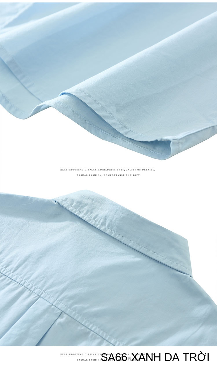SA66 - Áo sơ mi nam ngắn tay thêu cá kiểu Nhật, cotton 100%, form rộng thoải mái, phong cách tươi mới_thumbnail_15
