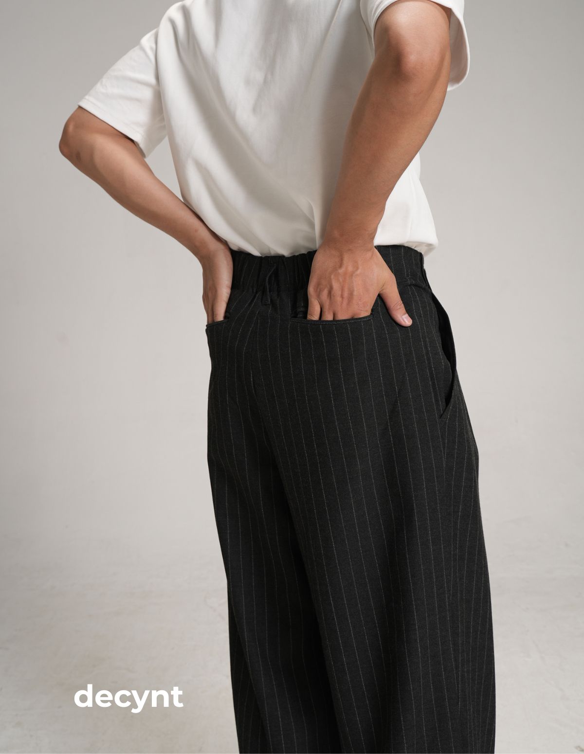 decynt Pants 03 - Quần suông xếp lý trên dưới chất liệu jean rủ thoáng mát_thumbnail_2