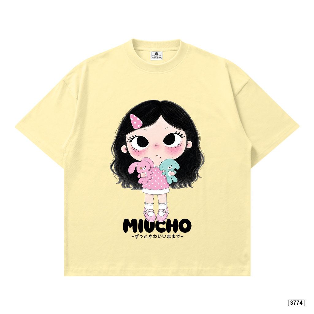 Áo thun boxy Cute Doll Chibi hot trend phong cách Hàn Quốc Miucho 3774_thumbnail_7