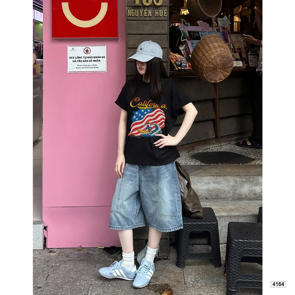 Áo thun boxy nam nữ street style California Miucho 4164_thumbnail_5