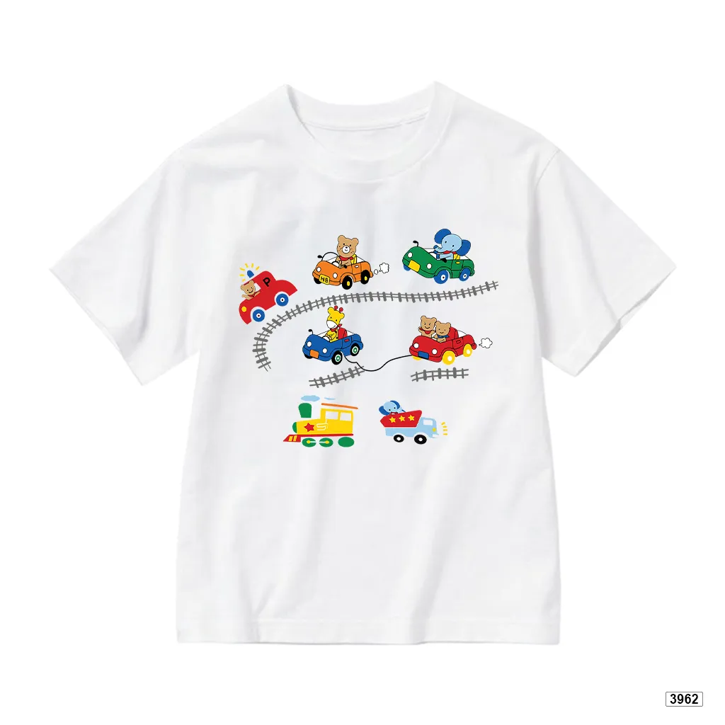 Áo thun trẻ em bé trai bé gái hoạt hình Xe lửa Kado 3962_thumbnail_0