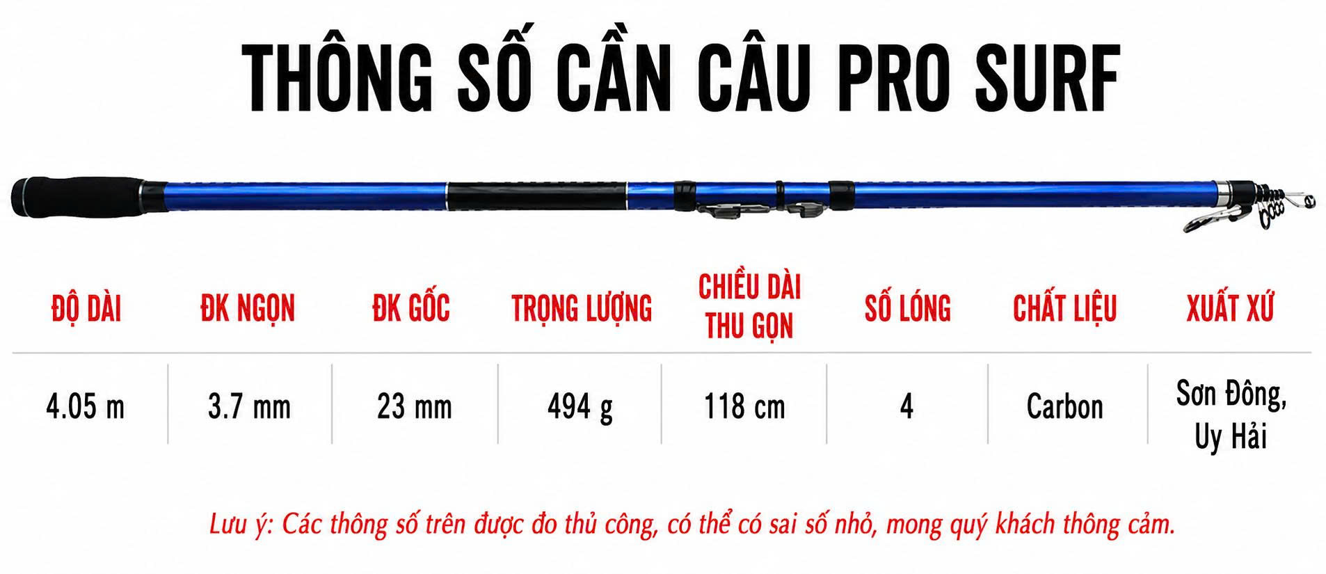 Cần Câu Xa Bờ Maris Ocean King 405 Carbon Cao Cấp_thumbnail_5