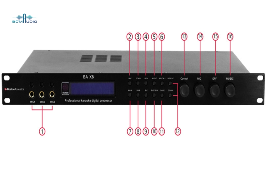 Vang số Boston Acoustics BA X8 