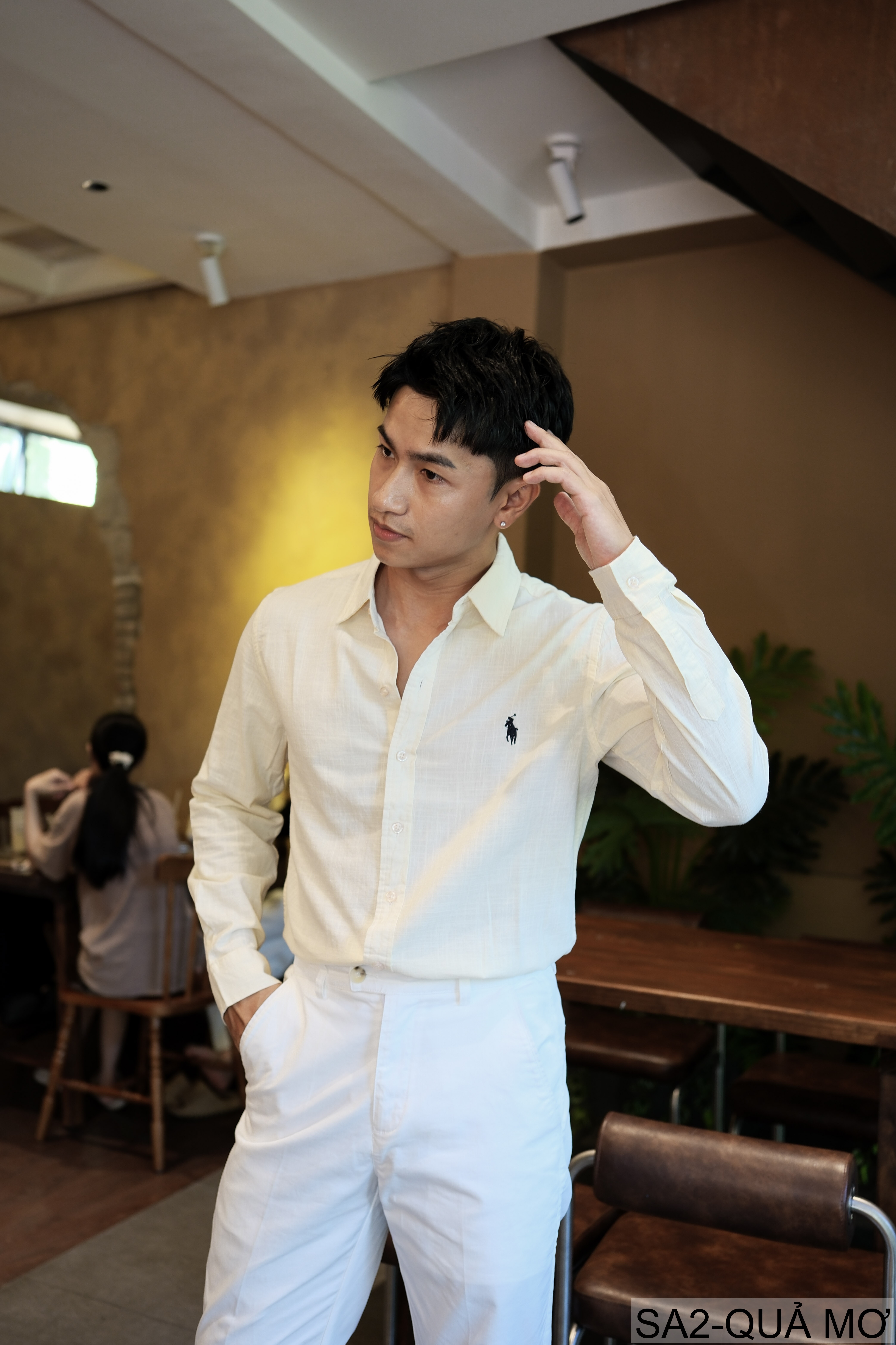 SA2 - Áo sơ mi nam dài tay thêu logo nhỏ, chất cotton mềm mại, dáng rộng thoải mái, phong cách Nhật Bản_thumbnail_11