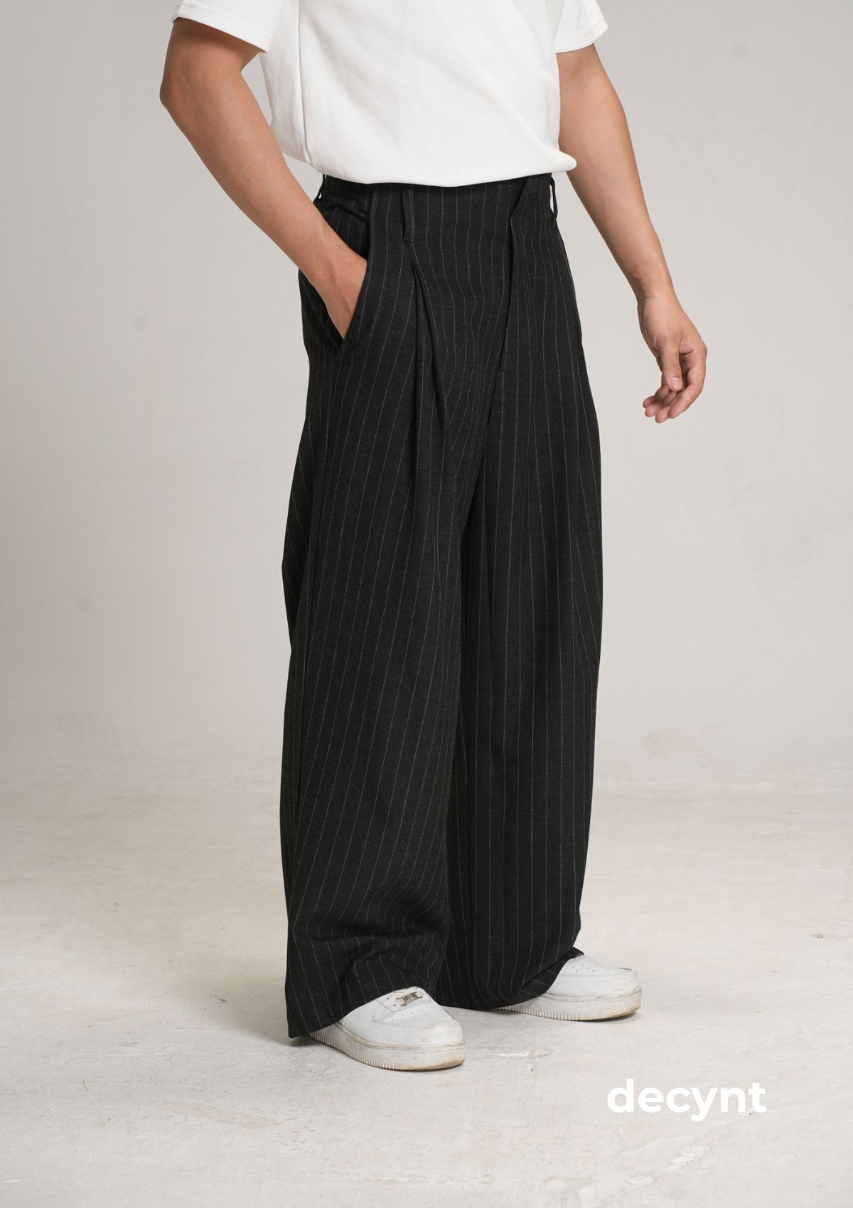 decynt Pants 03 - Quần suông xếp lý trên dưới chất liệu jean rủ thoáng mát_thumbnail_8