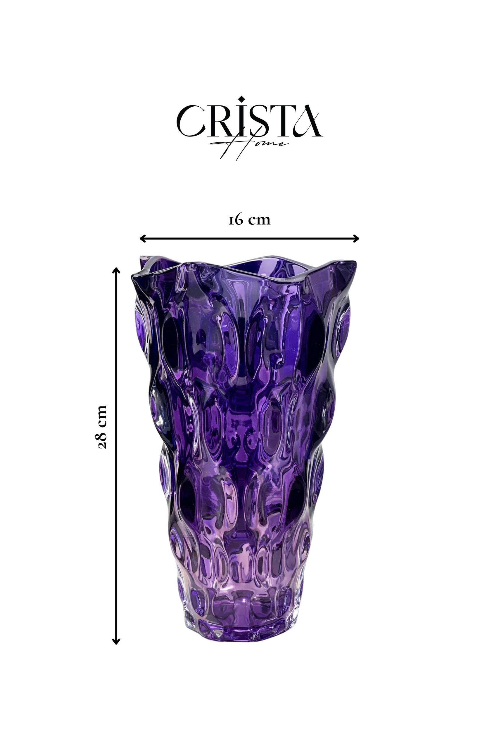 Bình hoa cánh sóng màu OMBRE 28 x 16 cm CRISTA HOME, 60230_thumbnail_7
