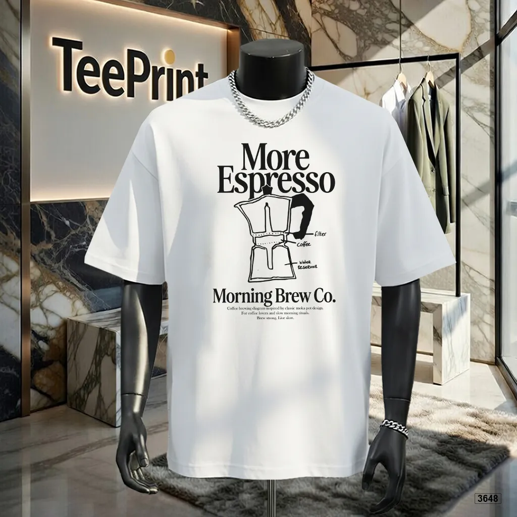 Áo thun nam oversize sporty style TeePrint 3648