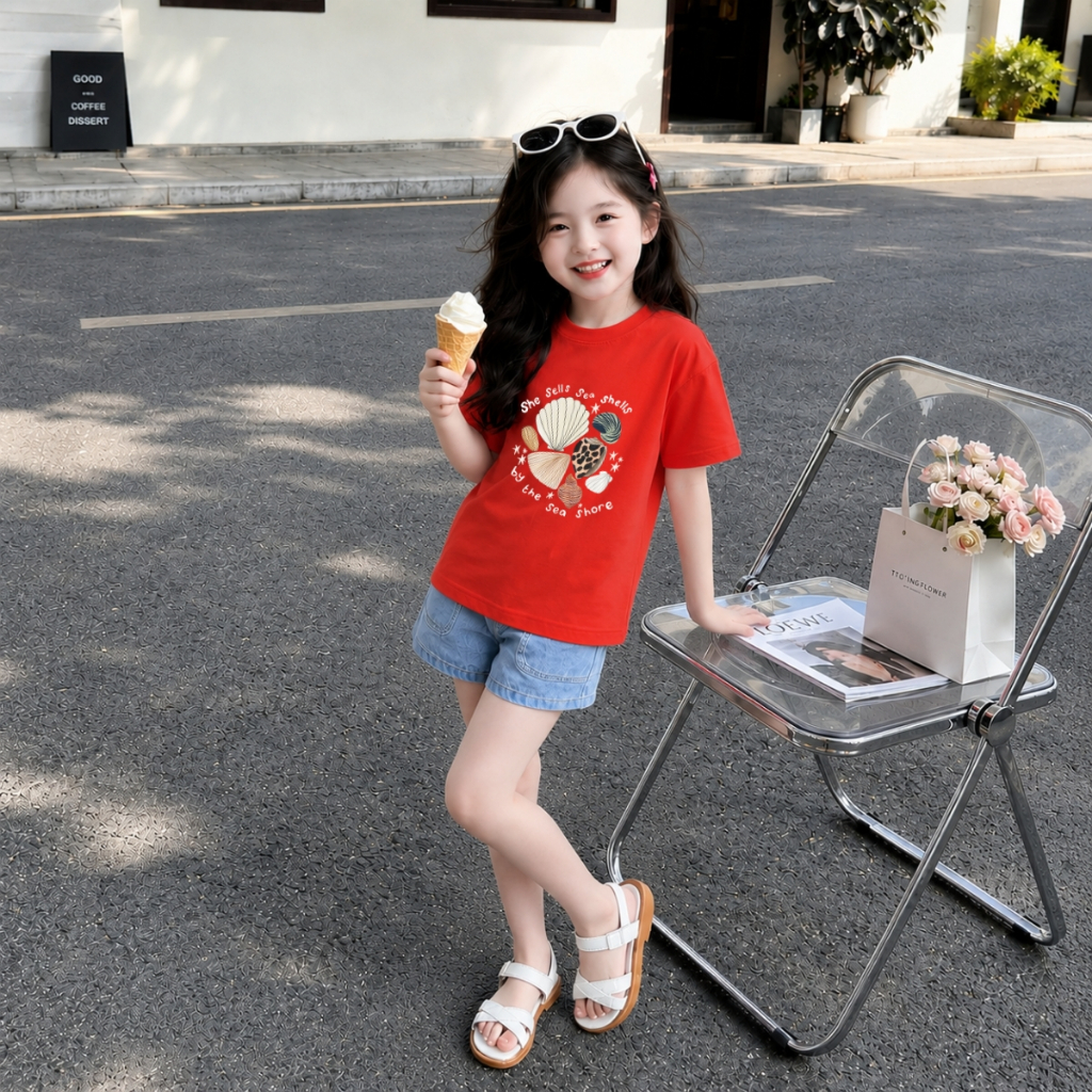 Áo thun bé gái hình sinh vật biển đáng yêu - Loza Kids AT066_thumbnail_7
