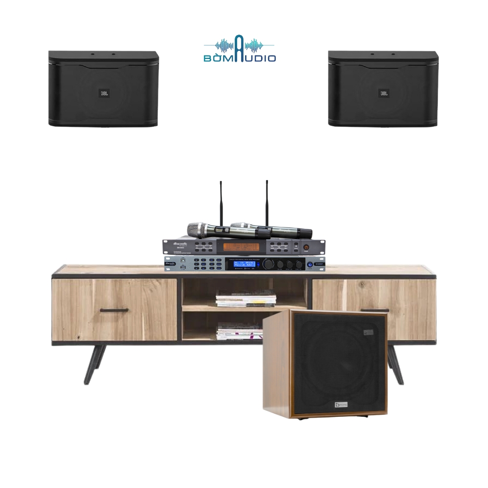 Combo Vang Số DBACOUSIC S500P + Micro DBACOUSTIC S450 II + Loa JBL RM 210 + Sub DBACOUSTIC KS312SA - B50_thumbnail_1