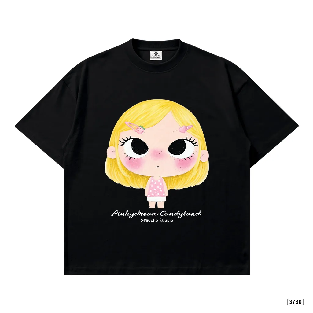 Áo thun nữ form boxy Kawaii Girl bé gái dễ thương style Hàn Quốc Miucho 3780_thumbnail_10