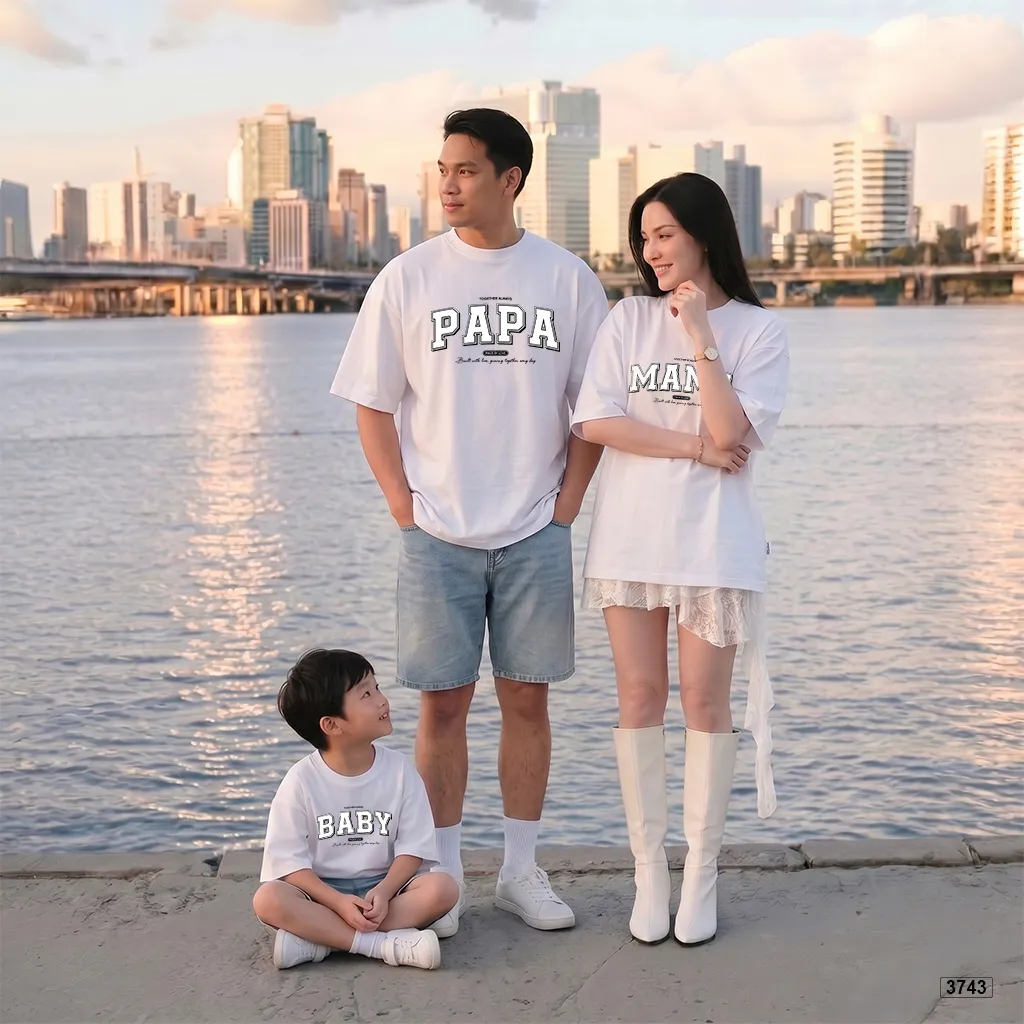 Áo thun gia đình bé và ba mẹ chất thoáng mát Kado 3743_thumbnail_3