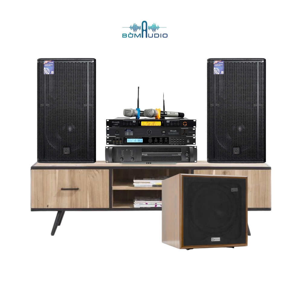Combo Cục đẩy DBACOUSTIC B2800 + Vang Số DBACOUSTIC S690PRO + Lọc Nguồn DBACOUSTIC SP10PLUS + Micro DBACOUSTIC DB650PRO + Loa DBACOUSTIC KS712 + Sub DBACOUSTIC KS315SA_thumbnail_0