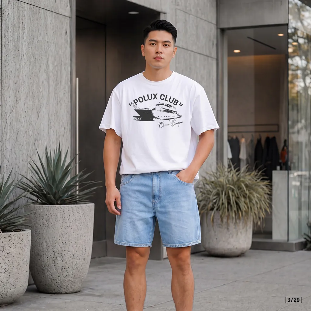 Áo thun form rộng unisex phong cách đường phố Polux Club 3729_thumbnail_5