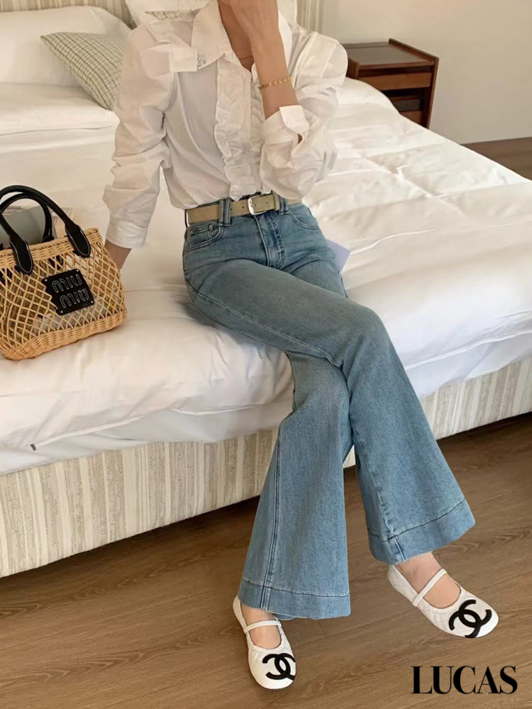 Quần Jeans ống loe 55601 DIDO mài nhẹ_thumbnail_2