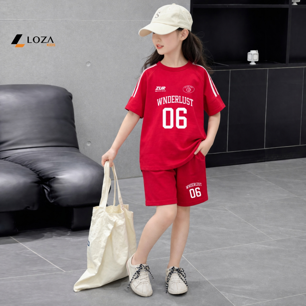 Set bộ bé gái phối viền hình số 6 WNDERLUST - Loza BF654_thumbnail_4