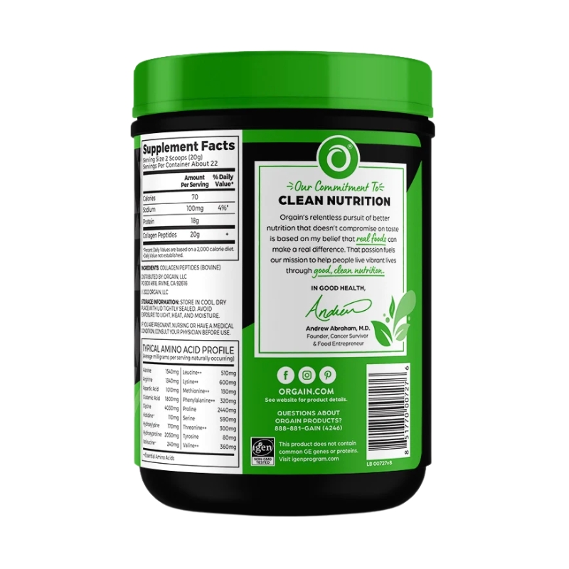 Orgain Collagen Peptides, 1Lb (454 gram)_thumbnail_2