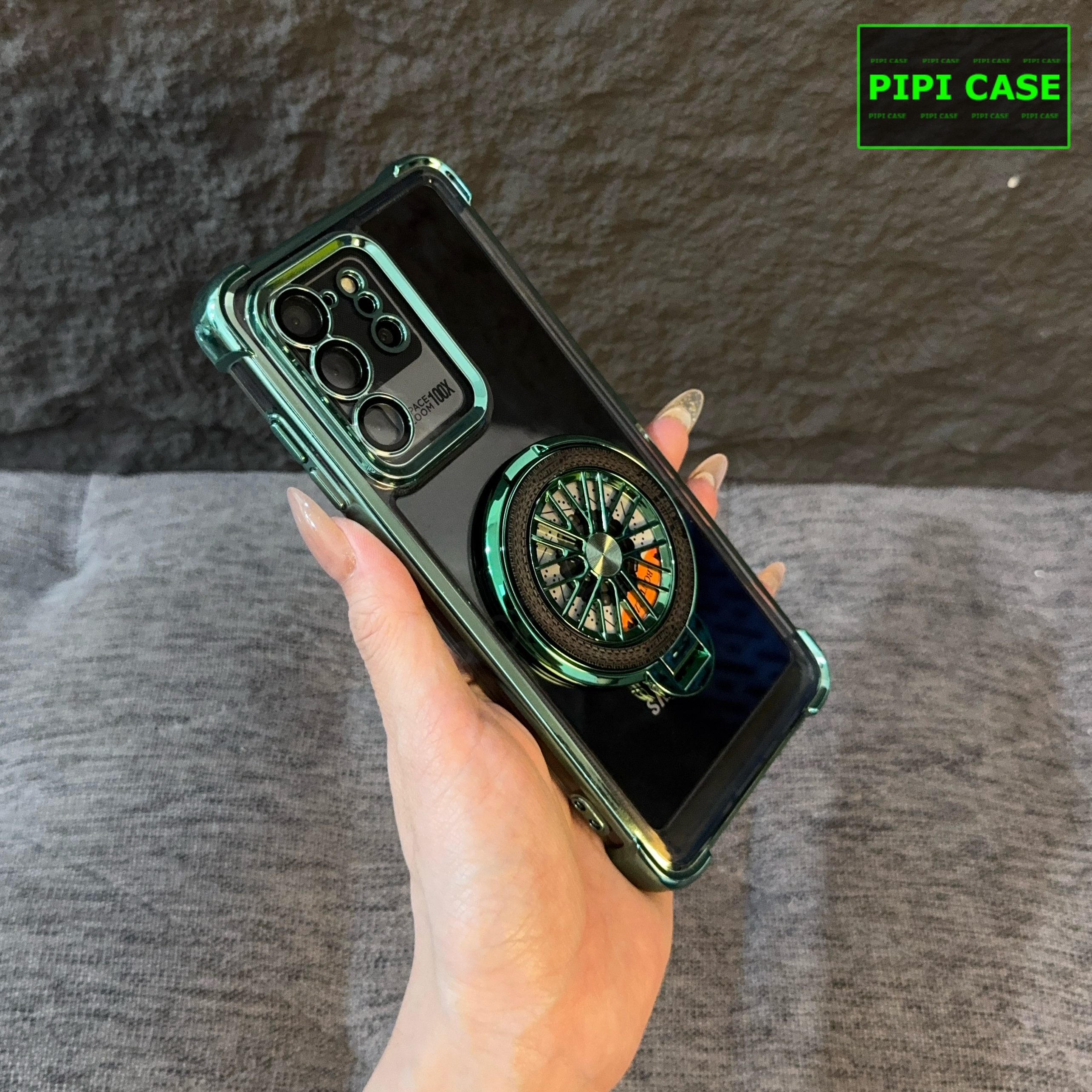 Ốp Lưng Samsung S20 Ultra 5G - AB - Xanh Lá