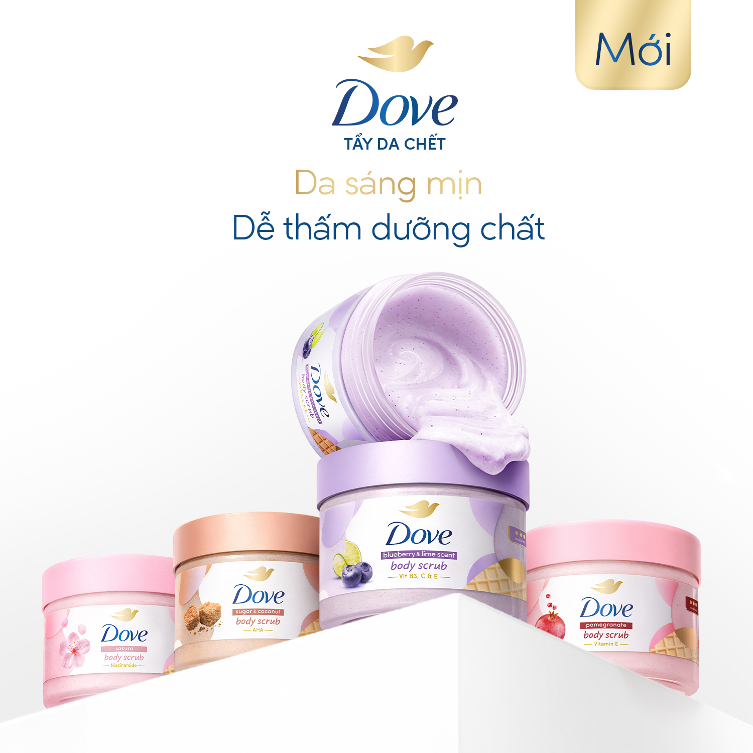 [DOVE] Tẩy tế bào chết body Dove 298g