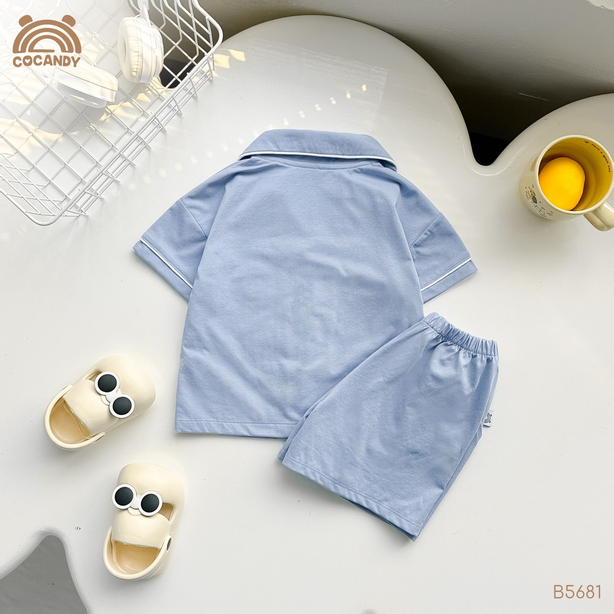 Bộ cộc pijama XANH DƯƠNG túi cún_thumbnail_2