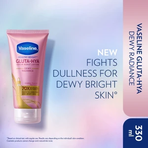 Vaseline® Gluta Hya Serum Burst Dewy Radiance Body Lotion 330ml