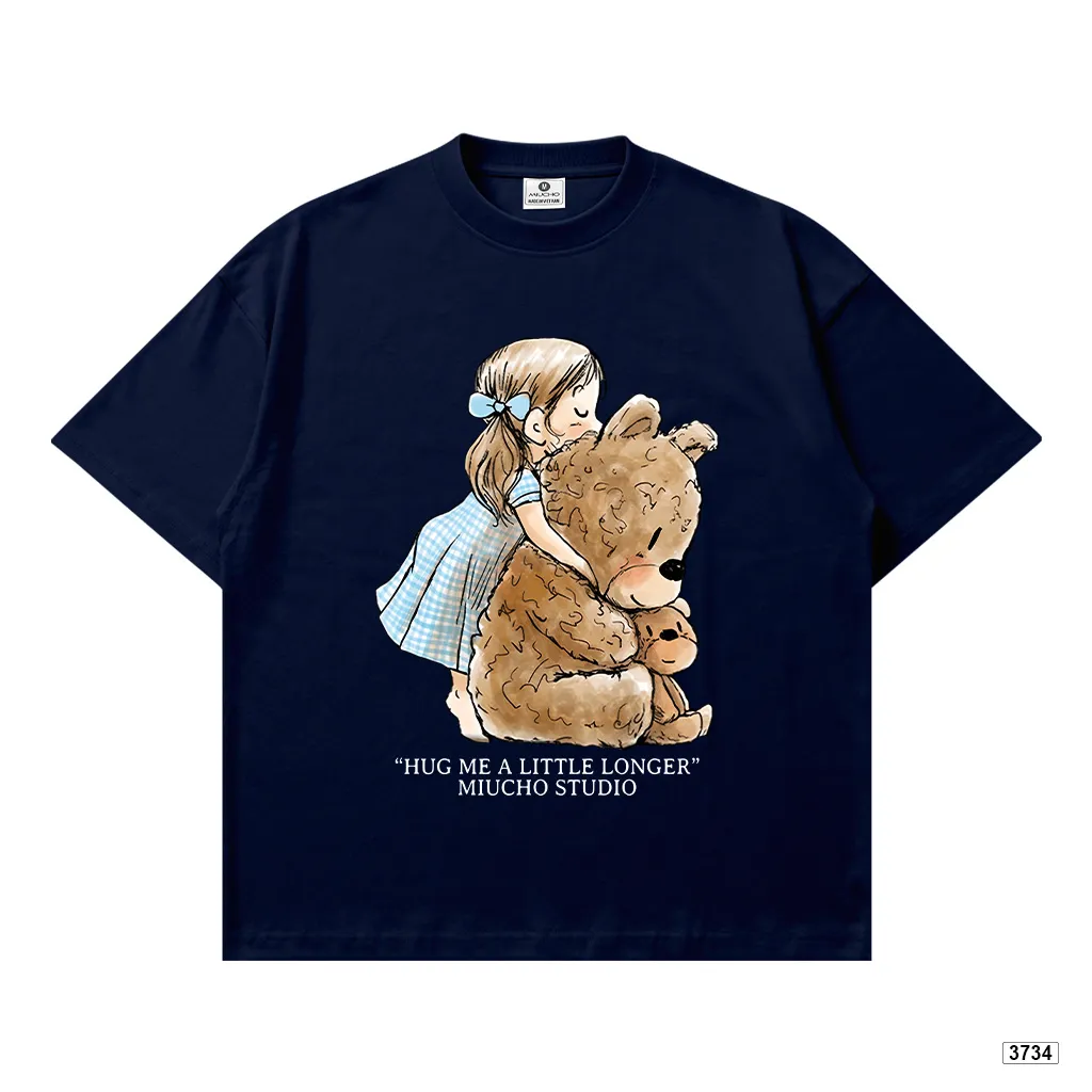 Áo thun boxy nữ phong cách dễ thương hoạt hình gấu Miucho 3734_thumbnail_15