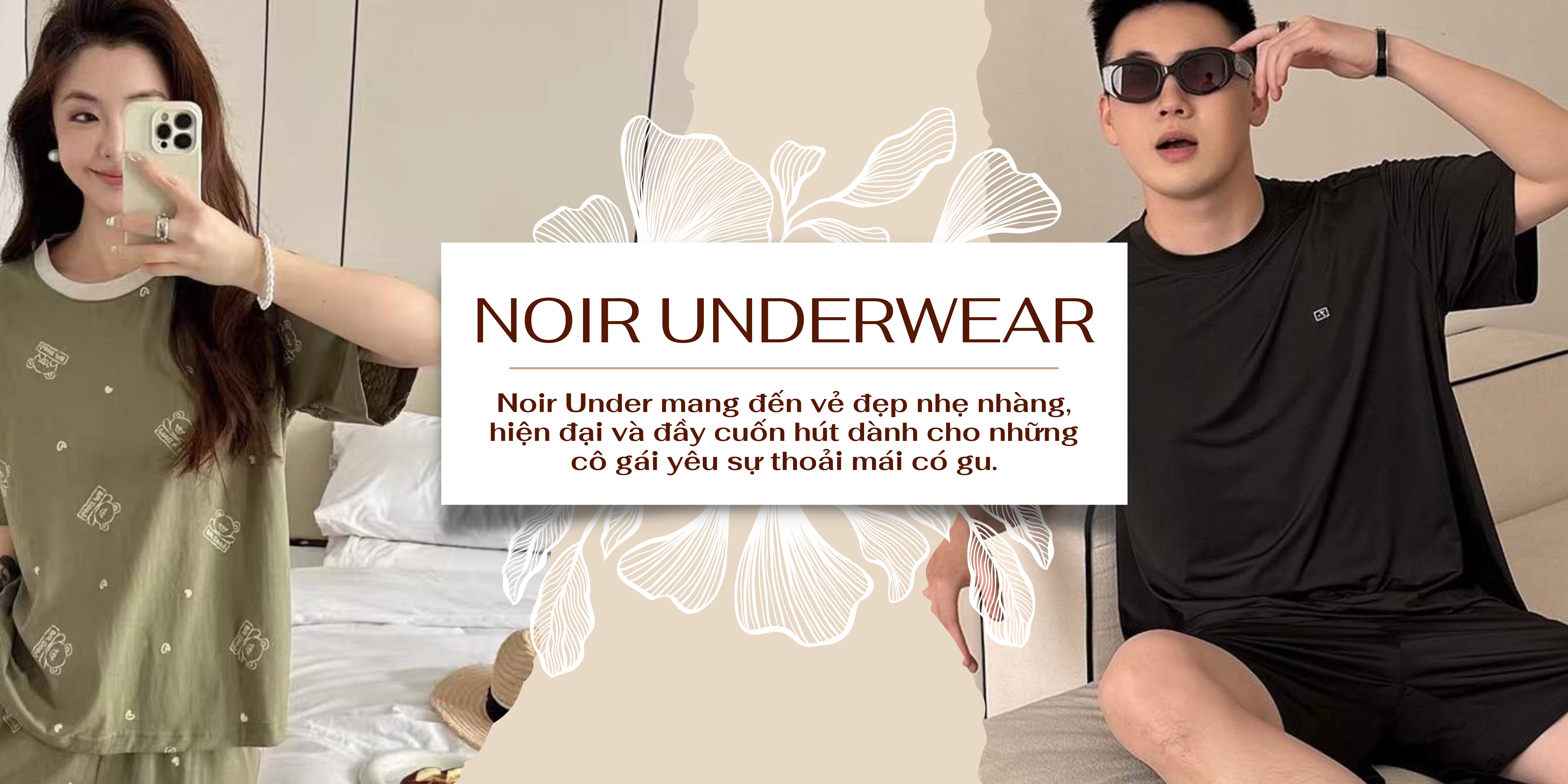 Beige Aesthetic Exclusive Fashion Wear Collection Clothing Banner