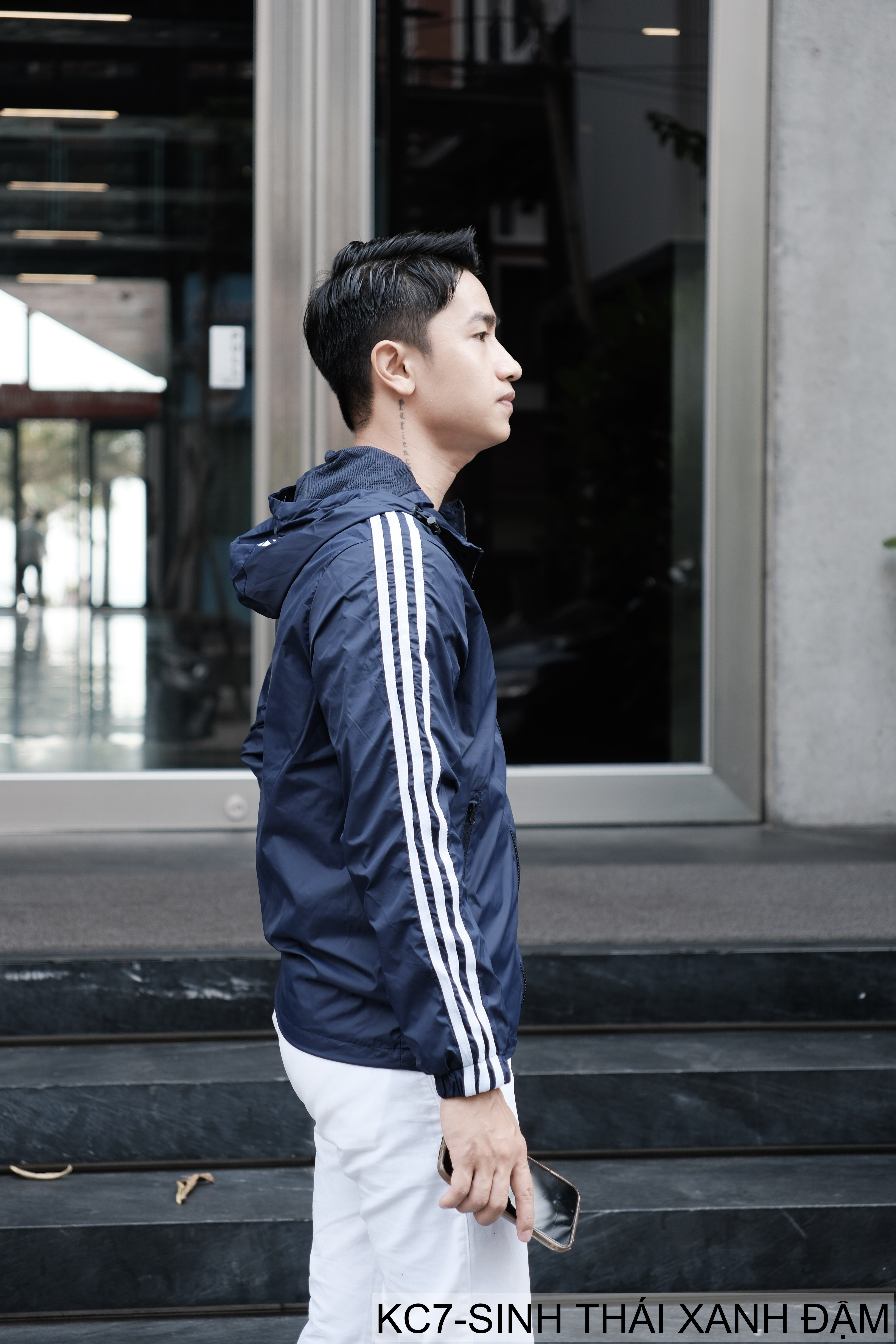 KC7 - Áo khoác nam thể thao oversize tay dài có mũ, chất liệu polyester thoáng mát, 3 màu xanh dương, đen, xanh đậm_thumbnail_32