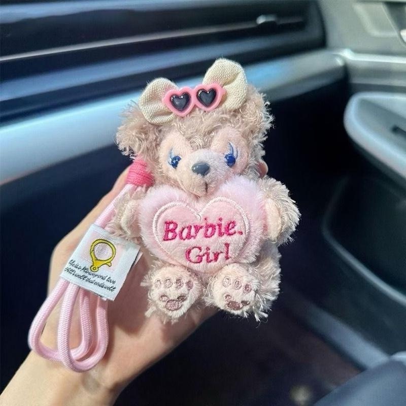 Móc Khoá Thỏ Tym Barbie Girrl Thắt Nơ Xinh Treo Phụ Kiện Tú i Xách_thumbnail_2