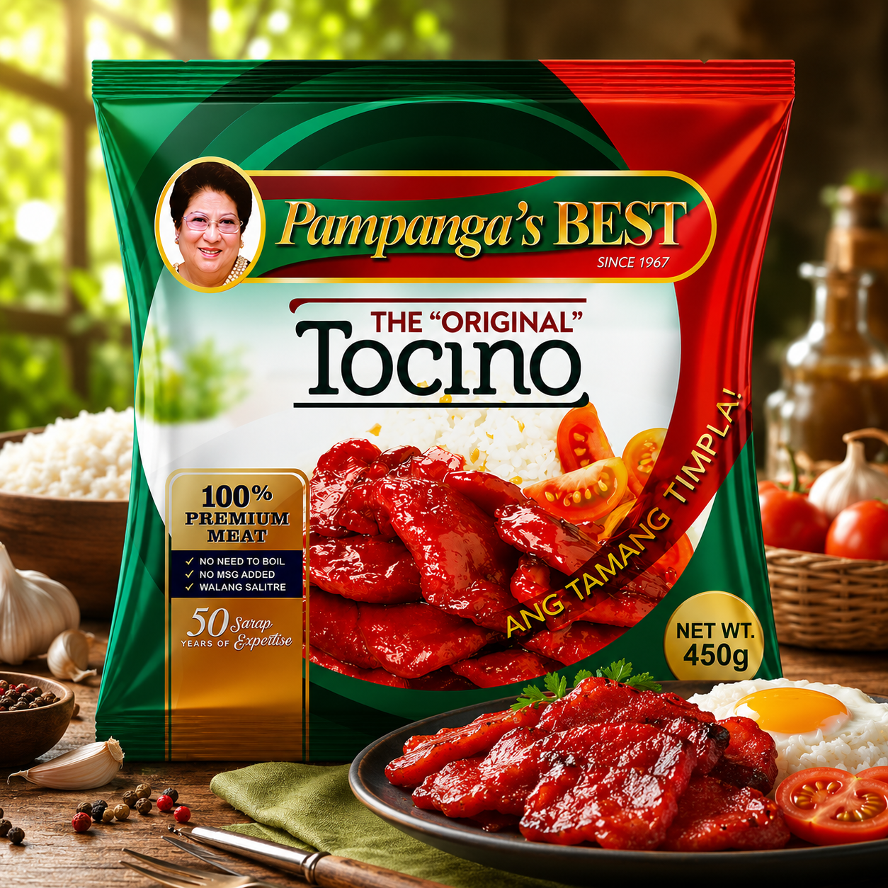 Pampangas's Best Pork Tocino