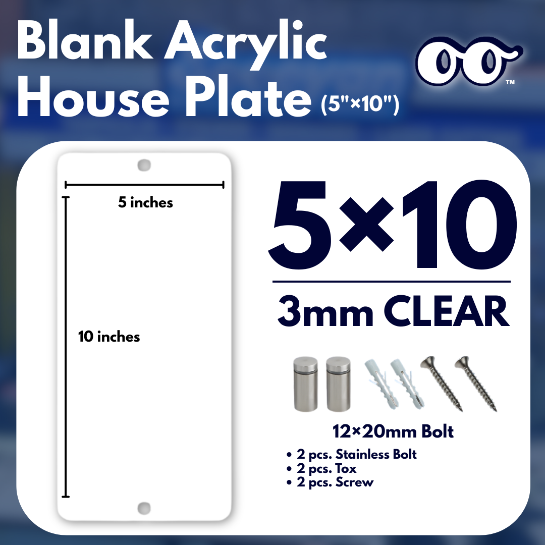5×10 — Blank Acrylic House Plate_thumbnail_4