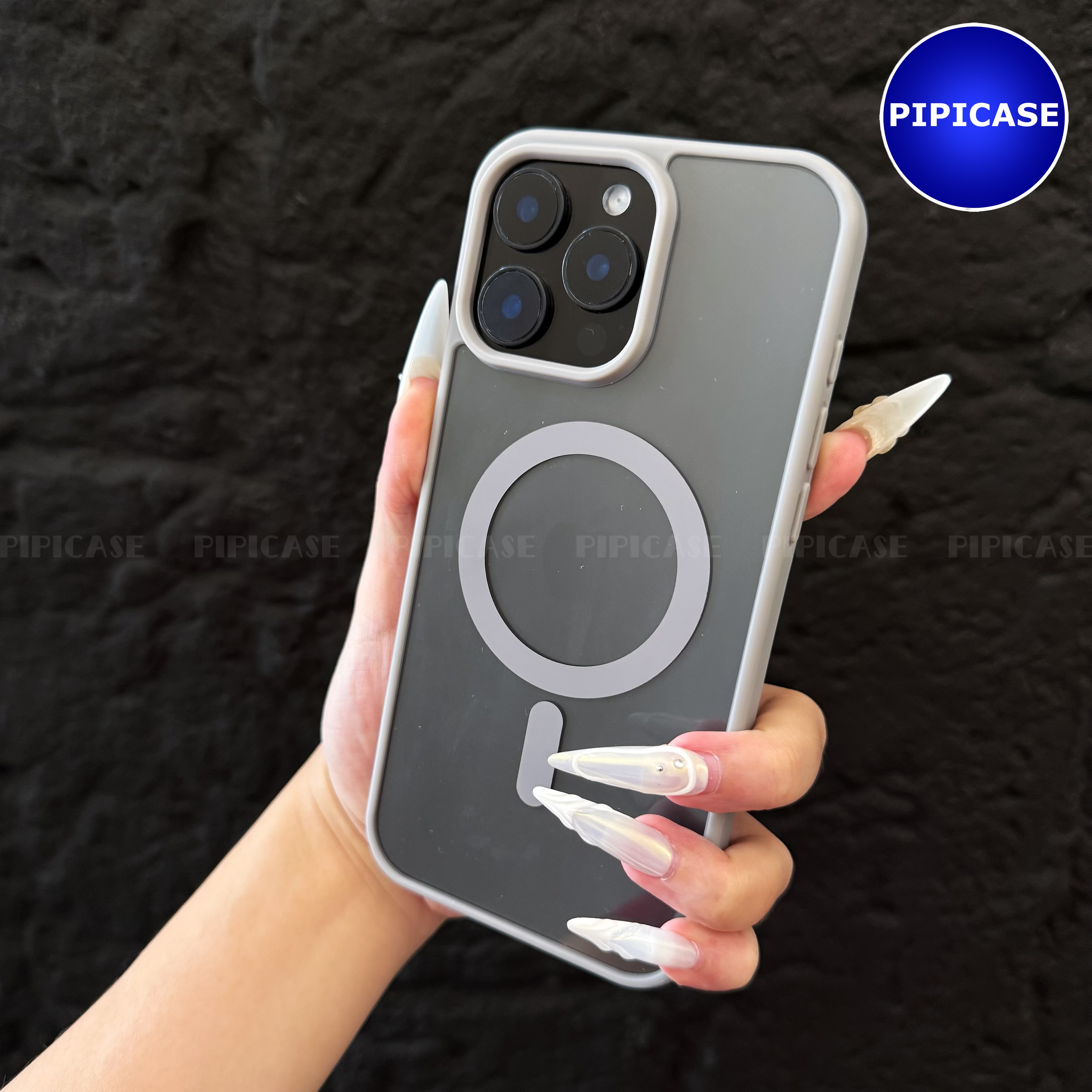 Ốp Lưng iPhone 16 Pro - Chic - Xám_thumbnail_8