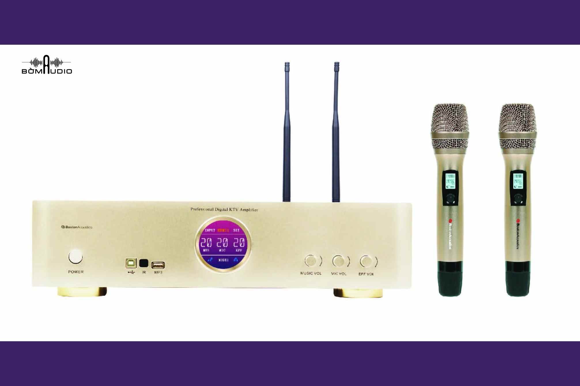 Amply Karaoke Boston Acoustics S450 - Bờm Audio