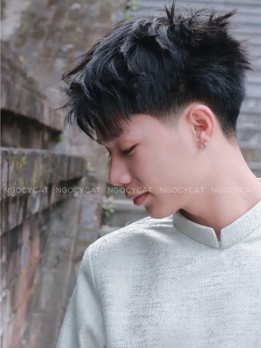 Áo Dài Nam Màu Xanh Sồi_thumbnail_3