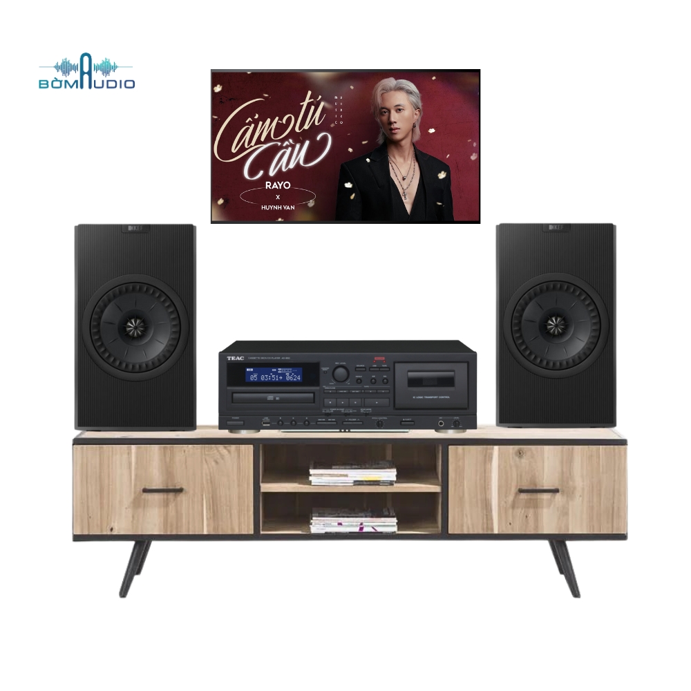 Combo Đầu CD/Cassette TEAC AD-850-SE  + Loa Bookshelf KEF CODA W – TK6_thumbnail_0