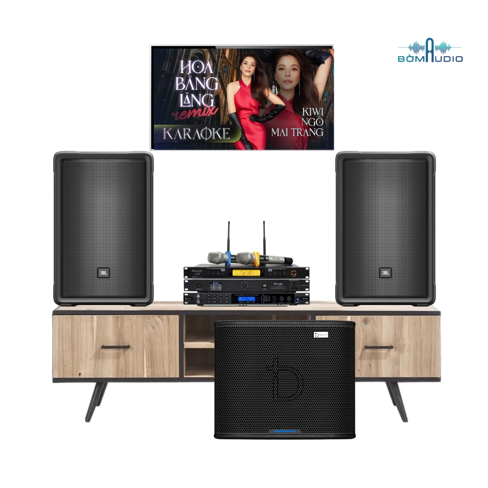 Combo Loa PA ACTIVE JBL IRX 112BT + Cục Đẩy DBACOUSTIC D500P + Quản Lý Nguồn DBACOUSTIC SP 10PLUS + Micro DBACOUSTIC K5000 + Loa Subwoofer DBACOUSTIC LX-S32SA G2 PREMIUM_thumbnail_0