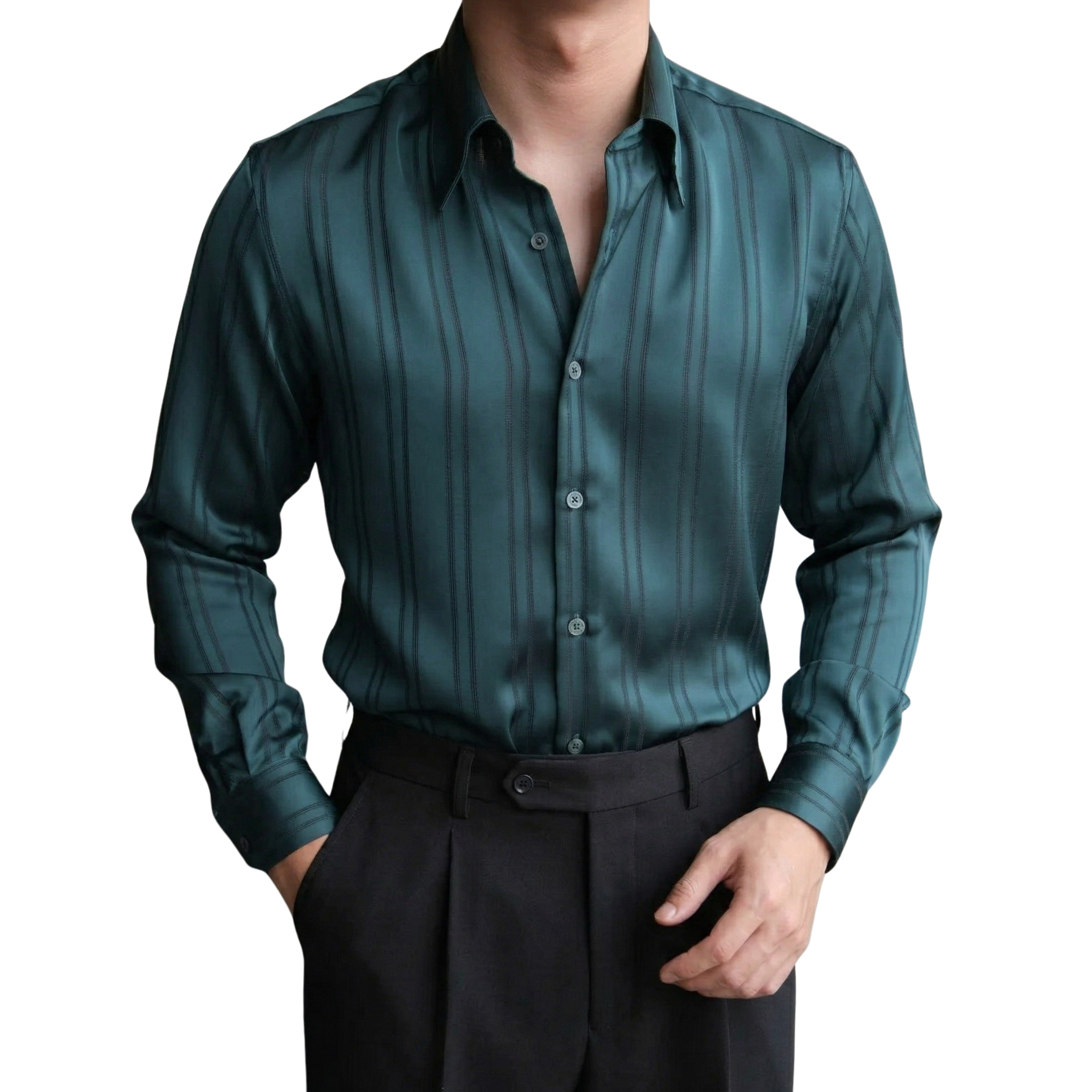 Sơ Mi Noctis Sọc Lụa