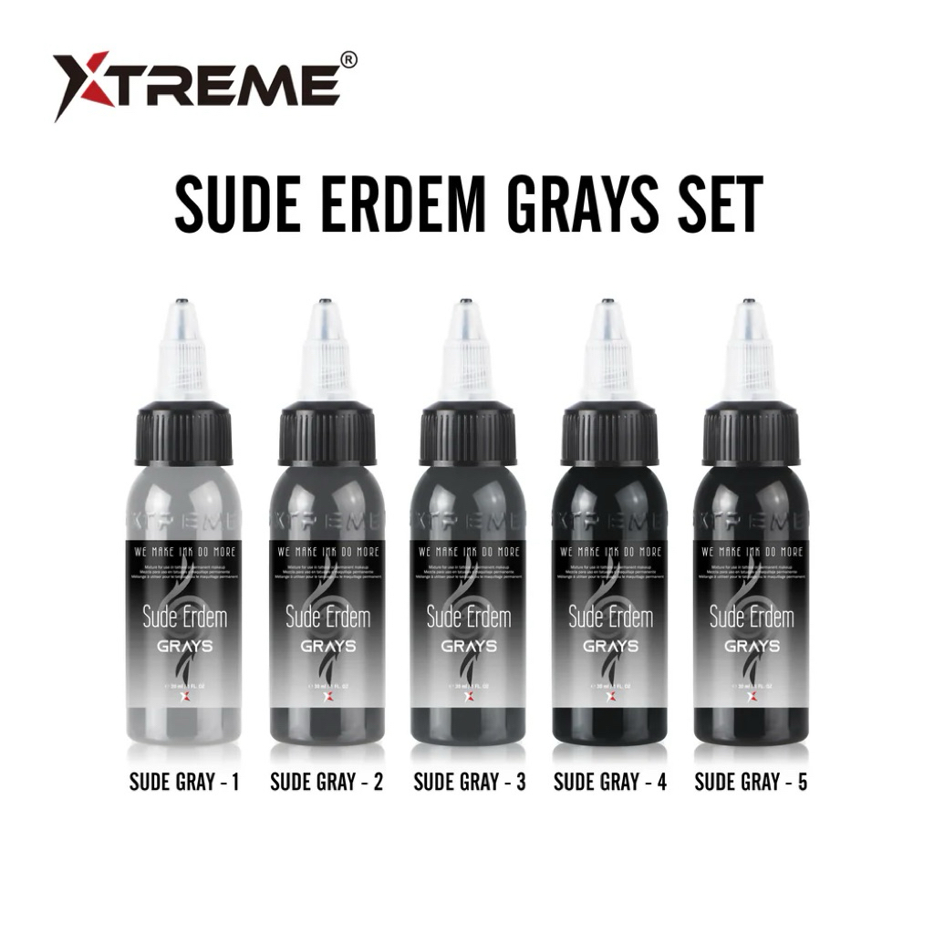 Sude Erdem Gray Set - XTREME INK (1oz) - Made in USA (HSD: 2029)