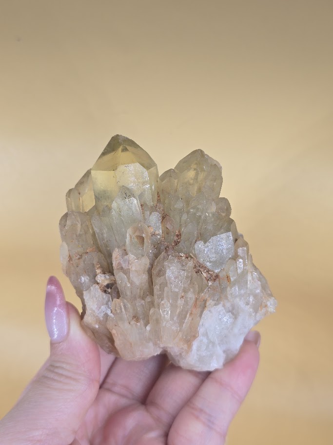 [HIẾM] Tinh Thể Kundalini Citrine Thạch Anh Vàng Kundalini