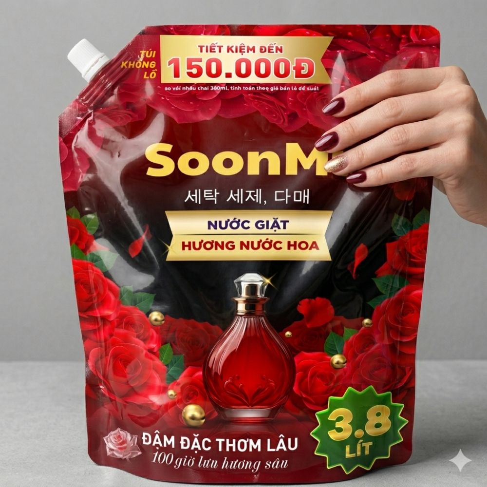 Nước giặt hương nước hoa Soonmi 3.8L