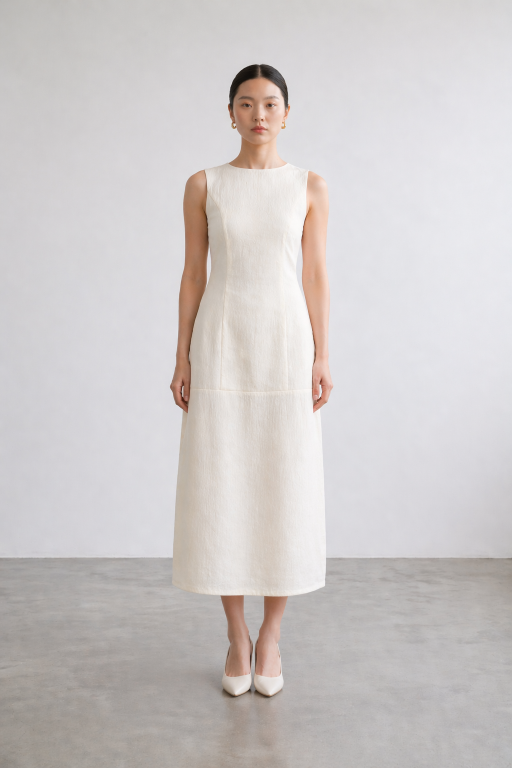 QUIET LINE DRESS