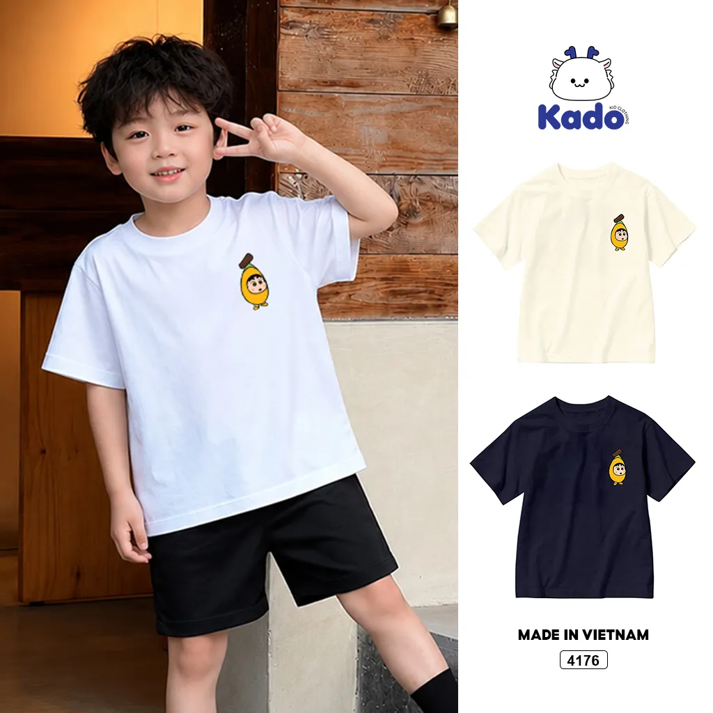 Áo thun bé trai Shiin chuối cute Kado 4176