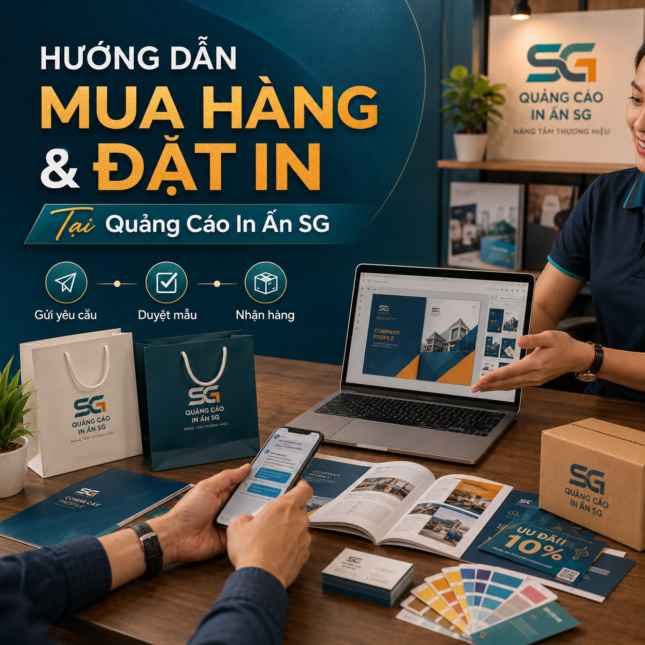 Hướng Dẫn Mua Hàng & Đặt In | Quảng Cáo In Ấn SG