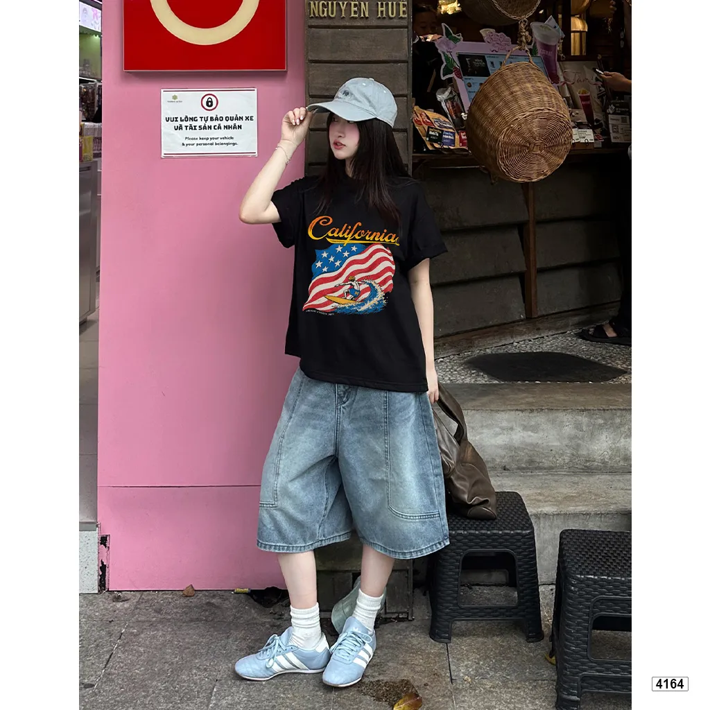 Áo thun boxy nam nữ street style California Miucho 4164_thumbnail_6