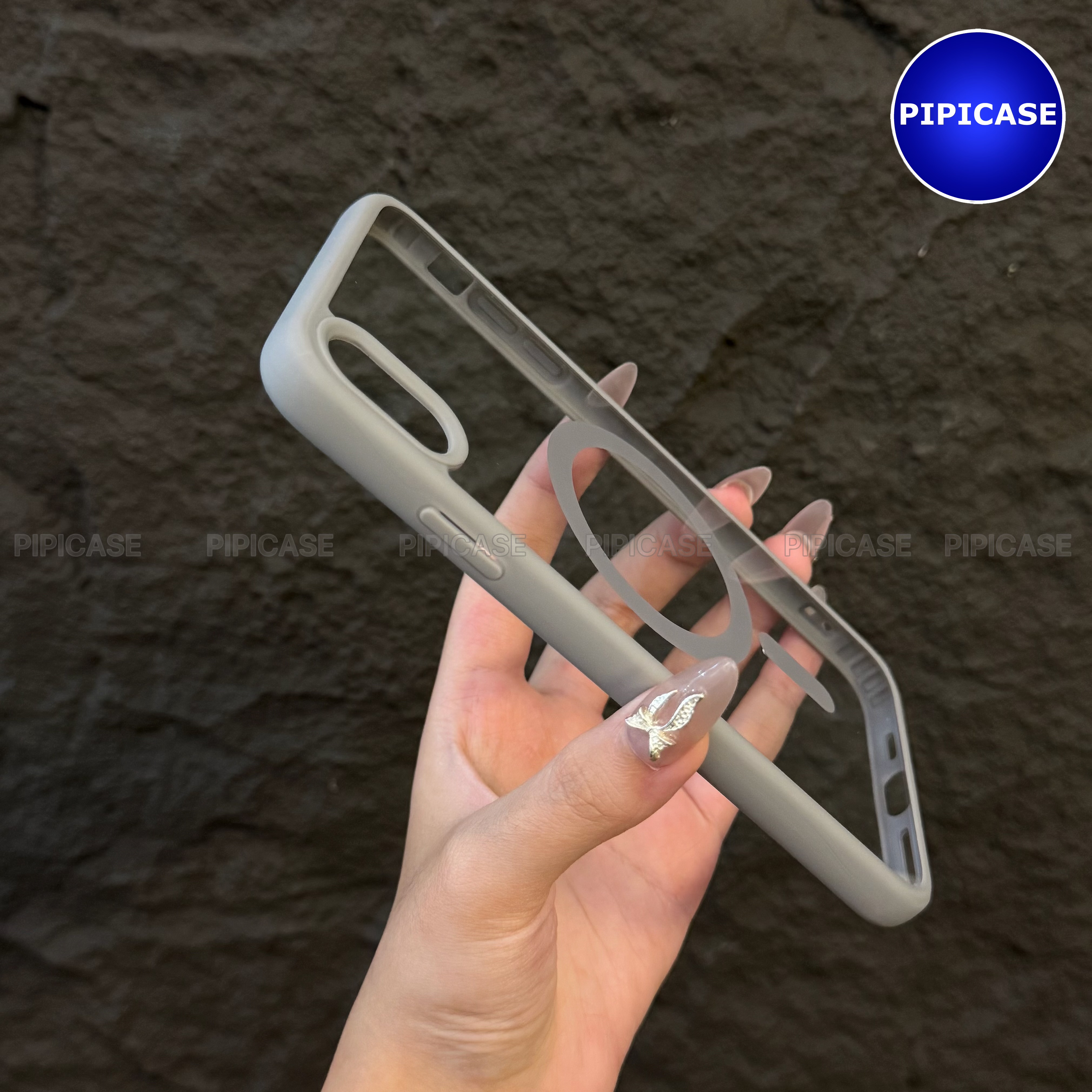 Ốp Lưng iPhone XS Max - Chic - Xám_thumbnail_2