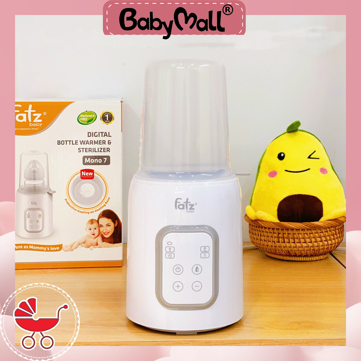 Máy hâm sữa & tiệt trùng Mono 7 FATZ