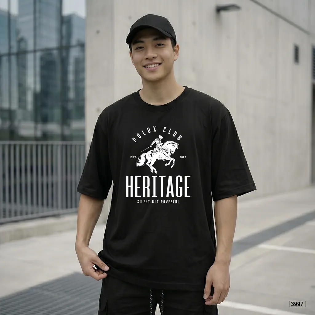 Áo thun nam oversize classic đứng form Polux 3997_thumbnail_4