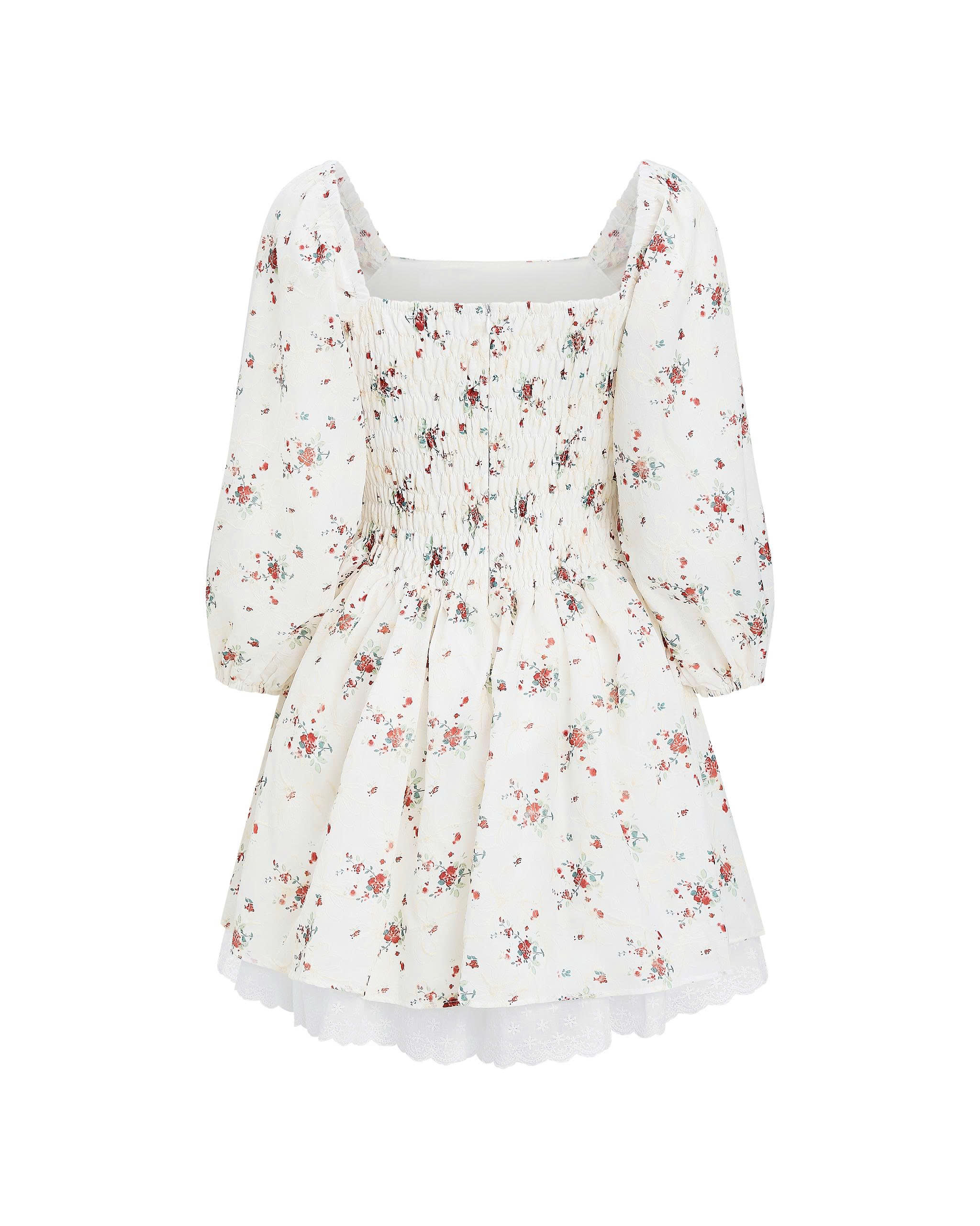 BIGSIZE NỮ - Đầm hoa thêu phối ren dành cho nàng béo từ 55-90kg V-DA221_thumbnail_6