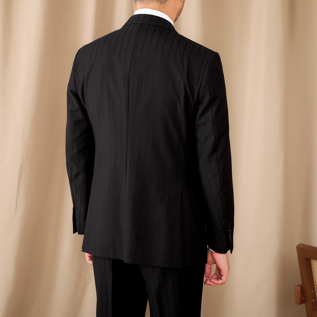 Bộ Suit Birmingham Đen Sọc Ẩn 3 Mảnh_thumbnail_6